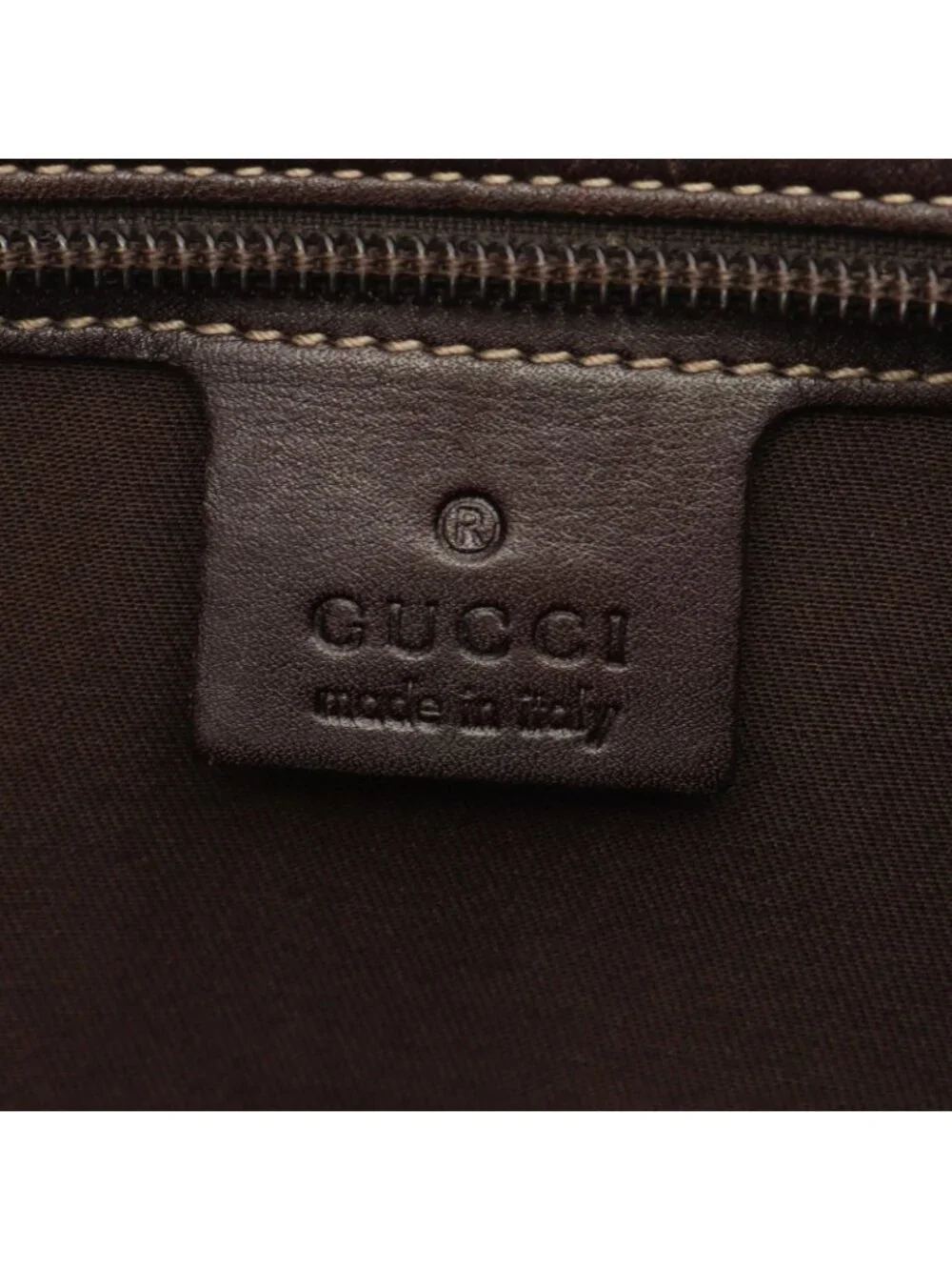 Gucci Tote GG Canvas Beige Dark Brown Horsebit